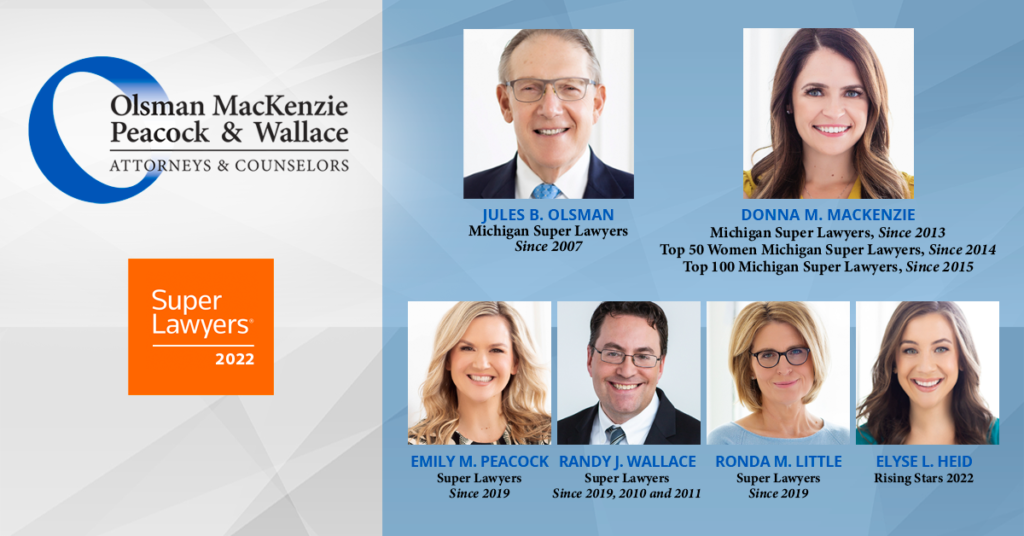 Top Attorneys at Olsman MacKenzie Peacock and Wallace Selected for the